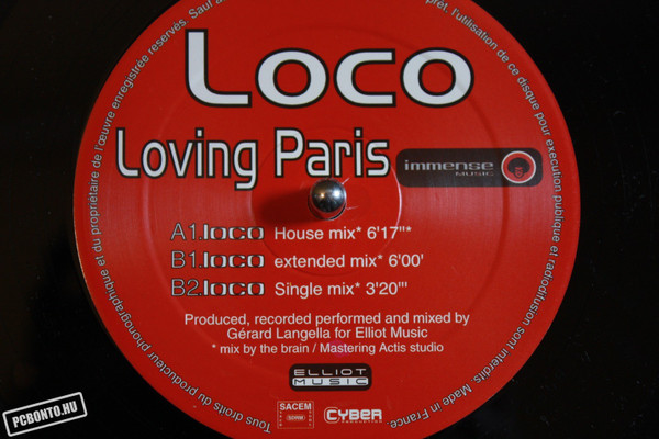 Loving Paris - Loco | Immense Music (IMMENSE 004) - 2