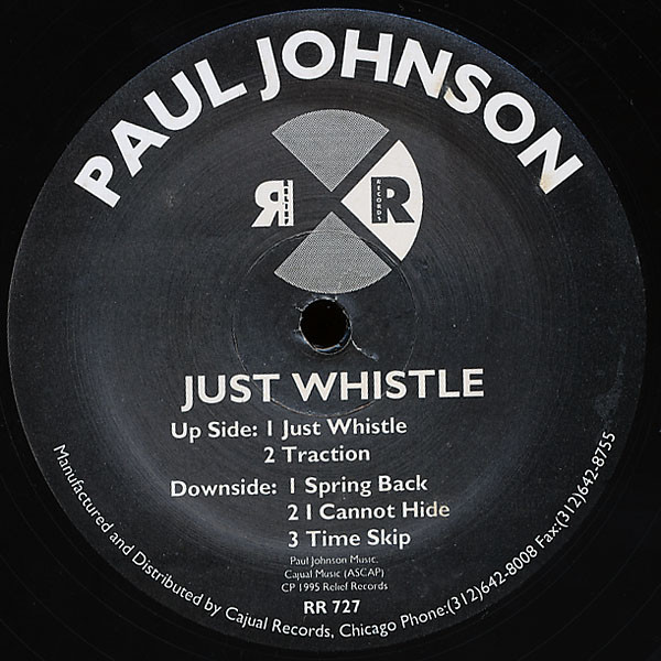 Paul Johnson - Just Whistle | Relief Records (RR727)