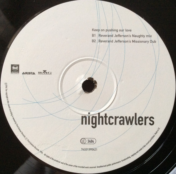 Nightcrawlers Featuring John Reid And Alysha Warren - Keep On Pushing Our Love | Arista (74321 39042 1) - 4 Nightcrawlers Featuring John Reid And Alysha Warren - Keep On Pushing Our Love | Arista (74321 39042 1) - 4