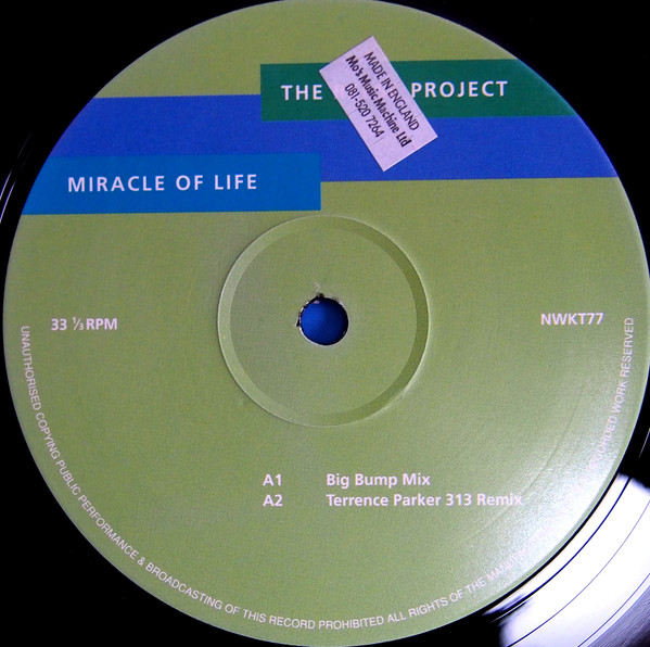 The Reese Project - Miracle Of Life | Network Records (NWKT 77) - 2