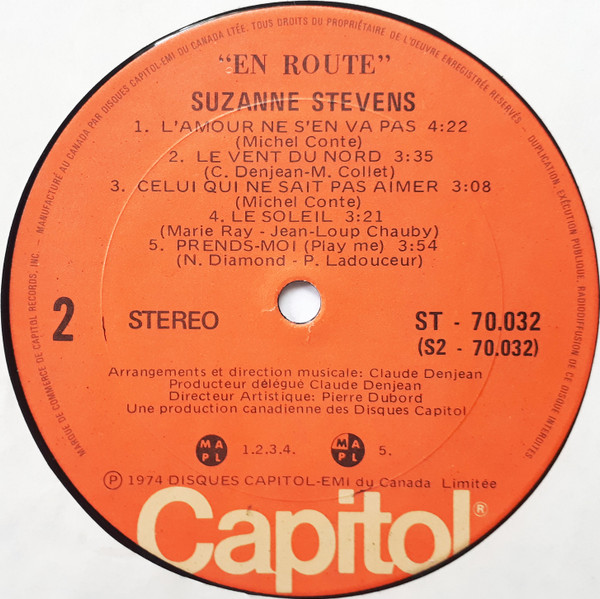 Suzanne Stevens - En Route | Capitol Records (ST-70.032) - 4