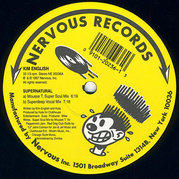 Kim English - Supernatural | Nervous Records (NE 20236)