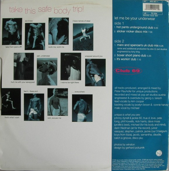 Club 69 - Let Me Be Your Underwear | FFRR (FX 204) - 2 Club 69 - Let Me Be Your Underwear | FFRR (FX 204) - 2
