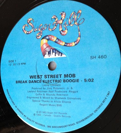 West Street Mob - Break Dance-Electric Boogie | Sugar Hill Records (SH 460) - main