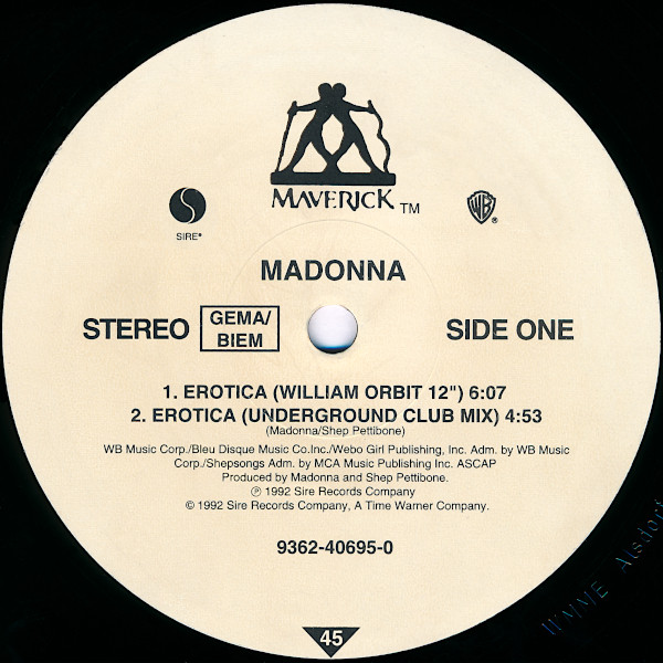 Madonna - Erotica (Remixes) | Maverick (9362-40695-0) - 3 Madonna - Erotica (Remixes) | Maverick (9362-40695-0) - 3