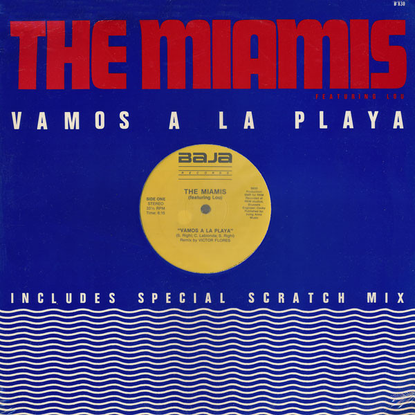 The Miamis Featuring Lou - Vamos A La Playa | Baja Records (B830) - main The Miamis Featuring Lou - Vamos A La Playa | Baja Records (B830) - main