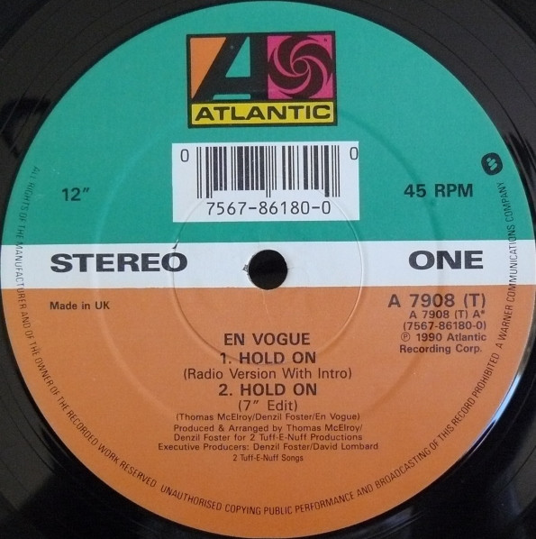En Vogue - Hold On | Atlantic (A 7908 T) - 4