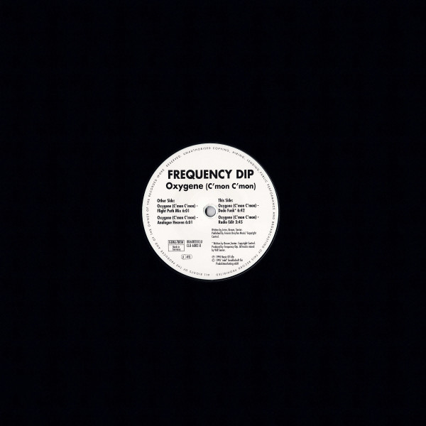 Frequency Dip - Oxygene (C'mon C'mon) | Club Tools (006082-0 CLU) - 2 Frequency Dip - Oxygene (C'mon C'mon) | Club Tools (006082-0 CLU) - 2