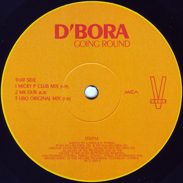 D'Bora - Going Round | MCA Records (MCST 2055) - 3 D'Bora - Going Round | MCA Records (MCST 2055) - 3
