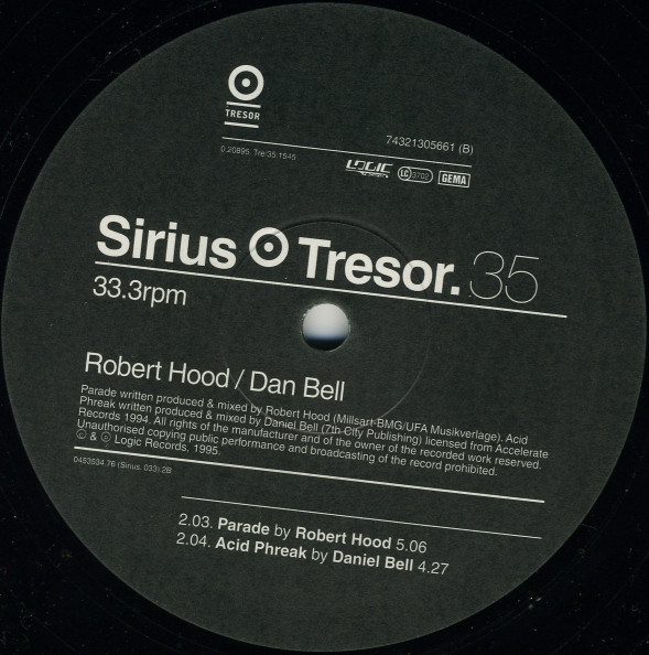 Various - Sirius - A Tresor Compilation | Tresor (Tresor 35) - 4 Various - Sirius - A Tresor Compilation | Tresor (Tresor 35) - 4