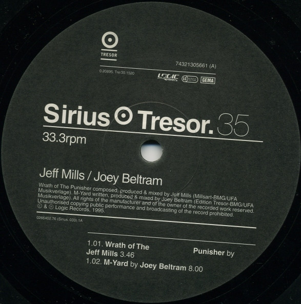 Various - Sirius - A Tresor Compilation | Tresor (Tresor 35) - 3 Various - Sirius - A Tresor Compilation | Tresor (Tresor 35) - 3