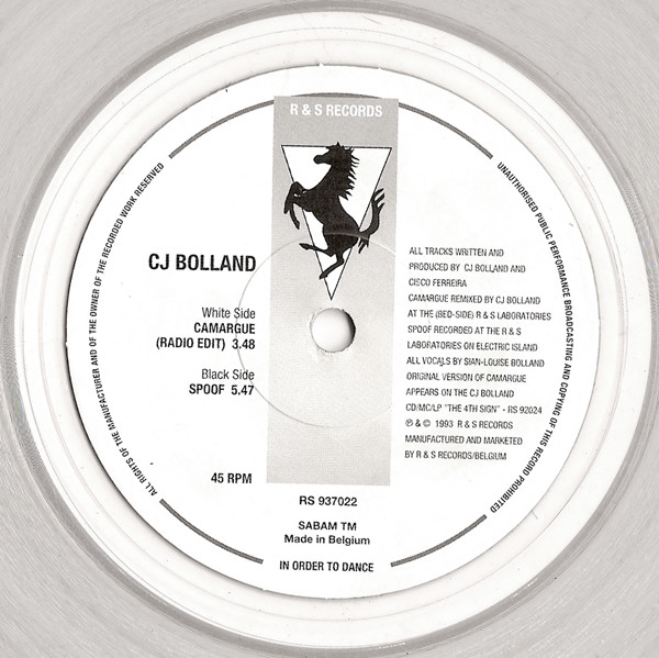 CJ Bolland - Camargue | R & S Records (RS 937022) - 3