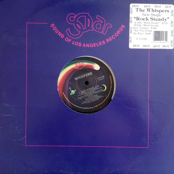 The Whispers - Rock Steady | Solar (V-71153) - 3