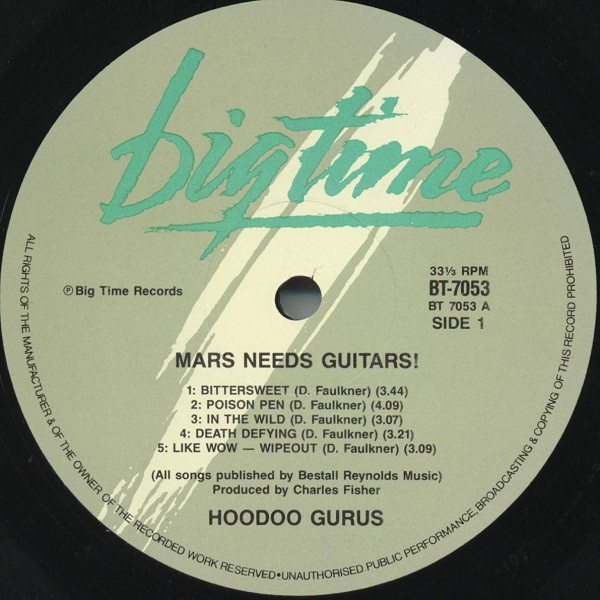 Hoodoo Gurus - Mars Needs Guitars! | Big Time (BT 7053) - 5