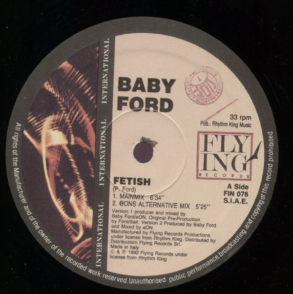 Baby Ford - Fetish | Flying International (FIN 076) - main Baby Ford - Fetish | Flying International (FIN 076) - main