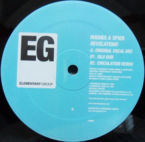 Hughes & Spier - Revelations | Elementary Group (LMN 007) - 2 Hughes & Spier - Revelations | Elementary Group (LMN 007) - 2