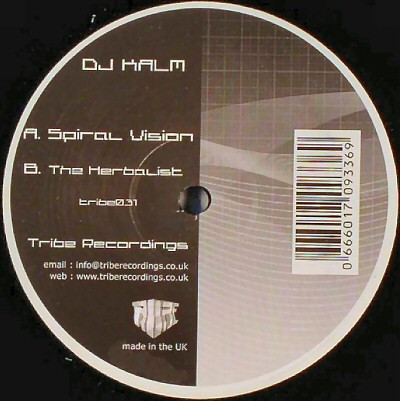 DJ Kalm - Spiral Vision / The Herbalist | Tribe Recordings (tribe 031)