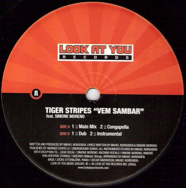 Tiger Stripes - Vem Sambar | Look At You Records (LAY060)