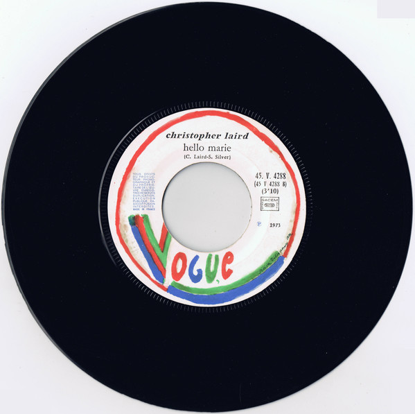 Christopher Laird - Petit Homme / Hello Marie | Vogue (45 V 4288) - 4