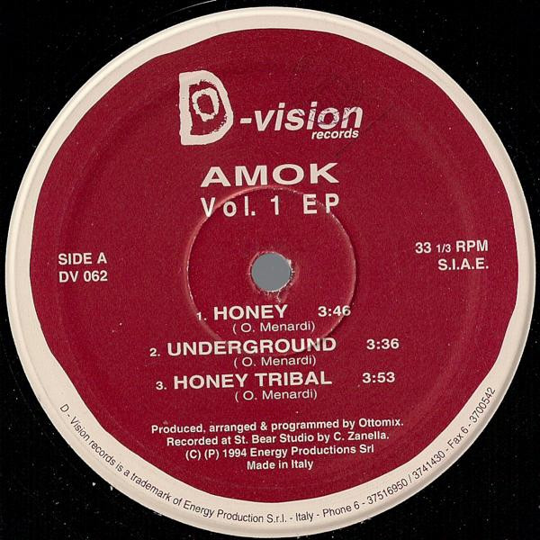 Amok - Vol. 1 EP | D:vision Records (DV 062)