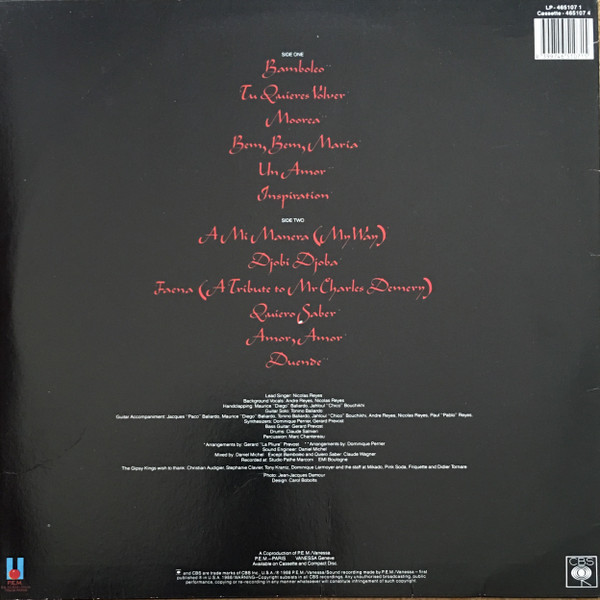 Gipsy Kings - Gipsy Kings | CBS (465107 1) - 3 Gipsy Kings - Gipsy Kings | CBS (465107 1) - 3