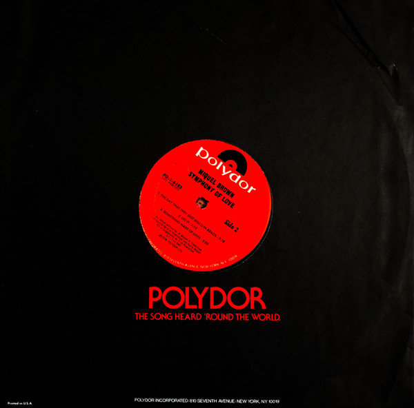 Miquel Brown - Symphony Of Love | Polydor (PD-1-6183) - 6