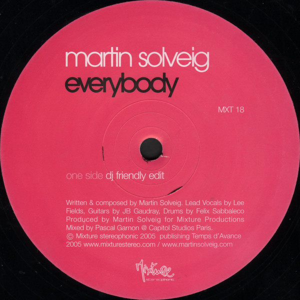 Martin Solveig - Everybody | Mixture Stereophonic (MXT18) - 3
