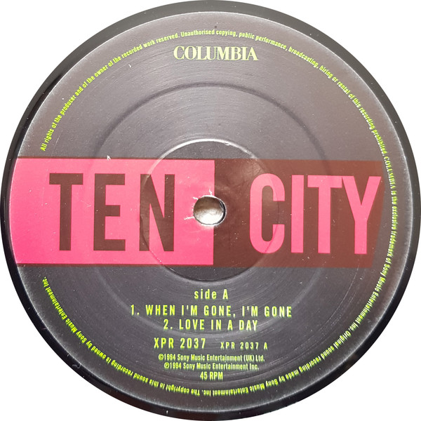 Ten City - That Was Then, This Is Now | Columbia (XPR 2037) - 3 Ten City - That Was Then, This Is Now | Columbia (XPR 2037) - 3