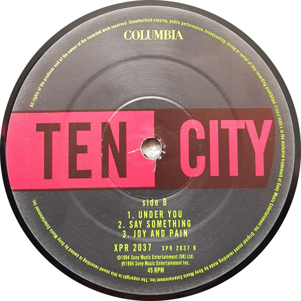 Ten City - That Was Then, This Is Now | Columbia (XPR 2037) - 4 Ten City - That Was Then, This Is Now | Columbia (XPR 2037) - 4