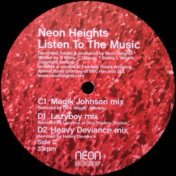 Neon Heights - Listen To The Music | Shiva Records (LISTEN1R) - main Neon Heights - Listen To The Music | Shiva Records (LISTEN1R) - main