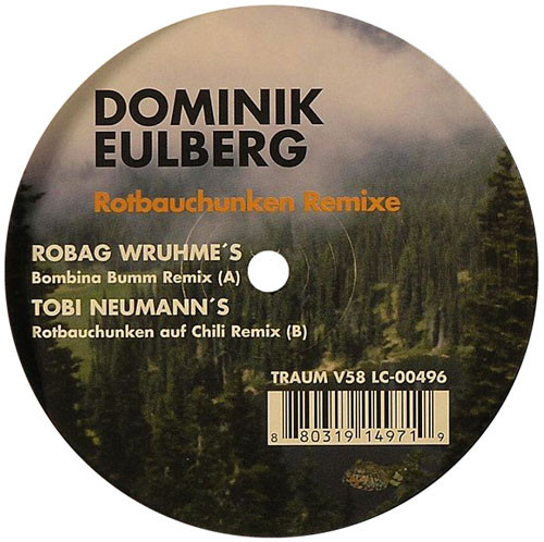Dominik Eulberg - Rotbauchunken Remixe | Traum Schallplatten (TRAUM V58) - main Dominik Eulberg - Rotbauchunken Remixe | Traum Schallplatten (TRAUM V58) - main