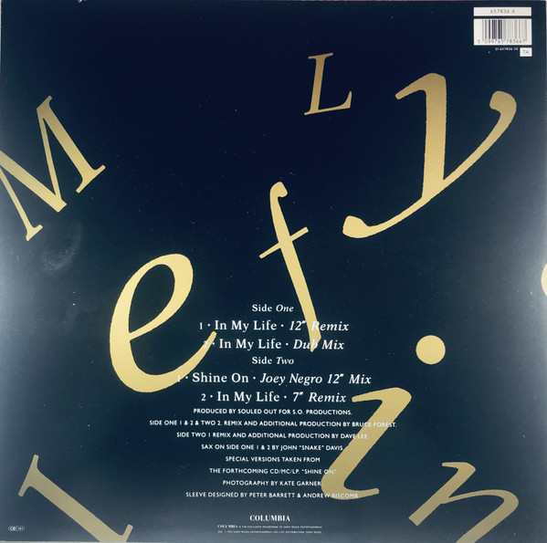 Souled Out - In My Life | Columbia (657836 6) - 2