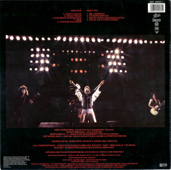 Ozzy Osbourne - Blizzard Of Ozz | Epic (EPC 450453 1) - 2 Ozzy Osbourne - Blizzard Of Ozz | Epic (EPC 450453 1) - 2