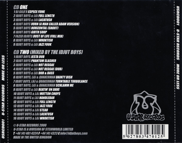 Various - More Or Less | U-Star Records (USRCD001) - 2 Various - More Or Less | U-Star Records (USRCD001) - 2