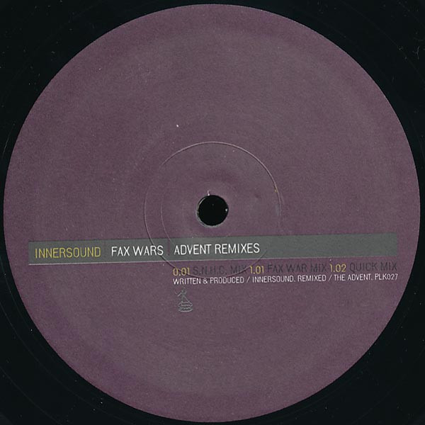 Innersound - Fax Wars (Advent Remixes) | Plink Plonk (PLK027)