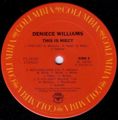 Deniece Williams - This Is Niecy | Columbia (PC 34242) - 4 Deniece Williams - This Is Niecy | Columbia (PC 34242) - 4