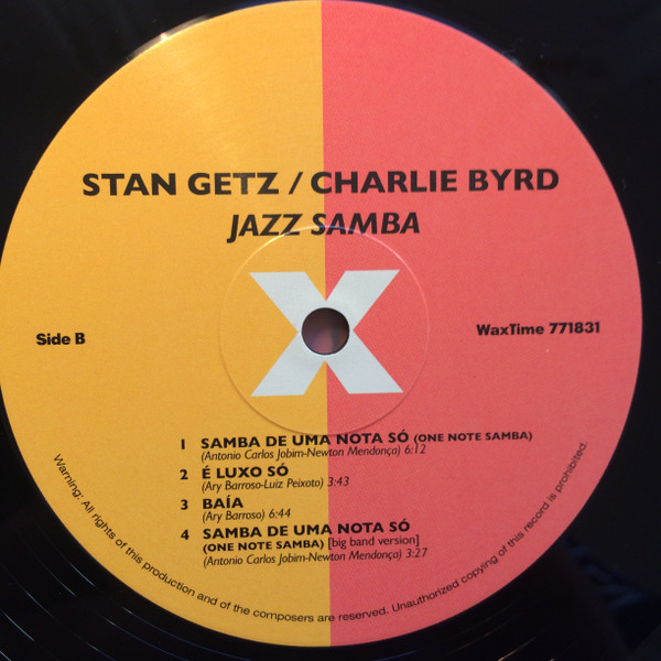 Stan Getz / Charlie Byrd - Jazz Samba | WaxTime (771831) - 4 Stan Getz / Charlie Byrd - Jazz Samba | WaxTime (771831) - 4