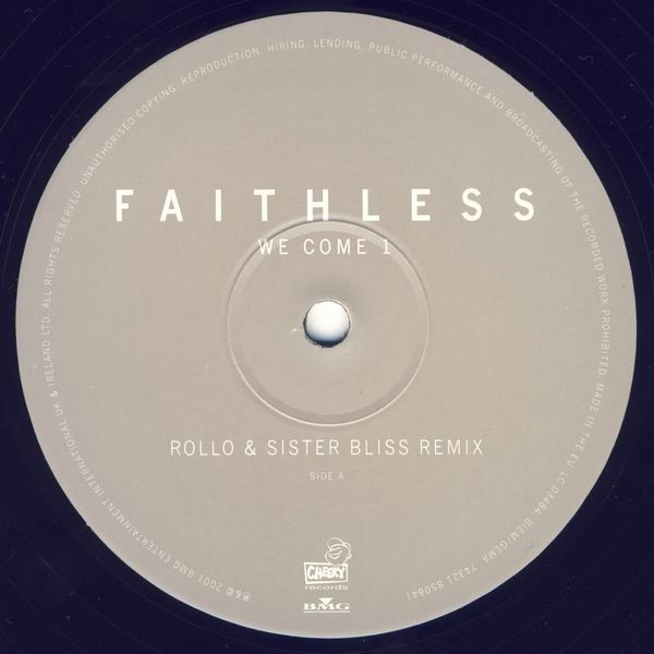 Faithless - We Come 1 | Cheeky Records (74321 850841) - 3