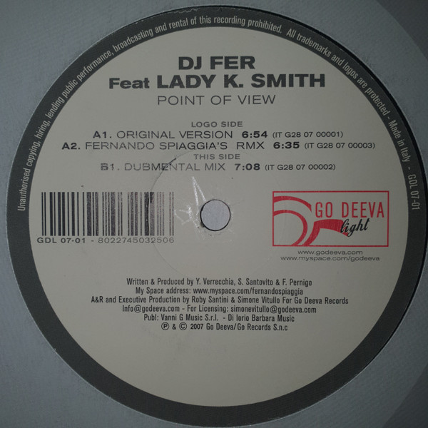 Dj Fer Feat. Lady K.Smith - Point Of View | Go Deeva Light (GDL 07-01) - main Dj Fer Feat. Lady K.Smith - Point Of View | Go Deeva Light (GDL 07-01) - main