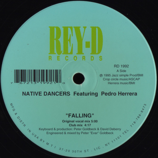 Native Dancers Featuring Pedro Herrera - Falling | Rey-D Records (RD 1992) - main