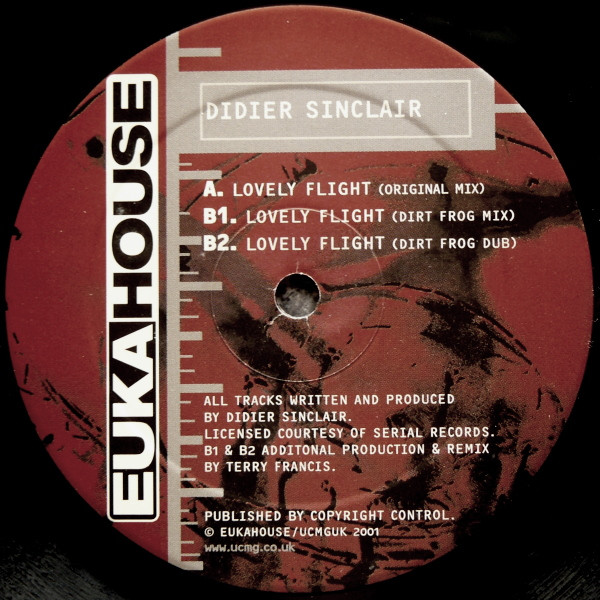 Didier Sinclair - Lovely Flight | Eukahouse (Euho 032-6) - main