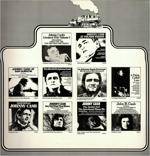 Johnny Cash - Riding The Rails | CBS (CBS 88153) - 3
