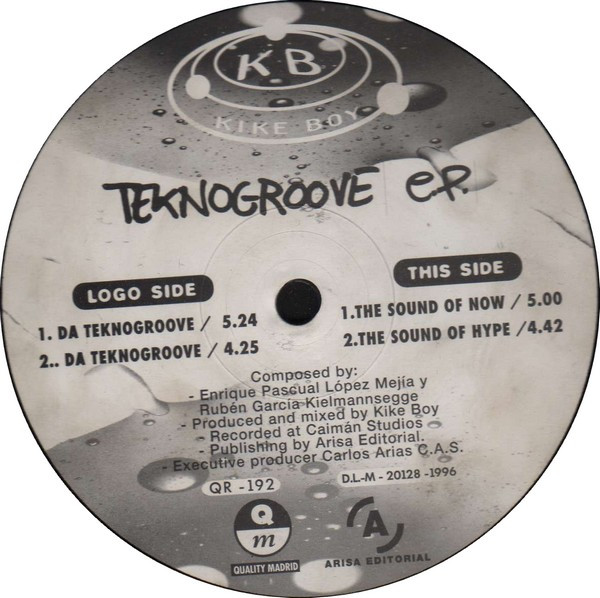 Kike Boy - Teknogroove E.P. | Quality Madrid (QR - 192) - 3 Kike Boy - Teknogroove E.P. | Quality Madrid (QR - 192) - 3
