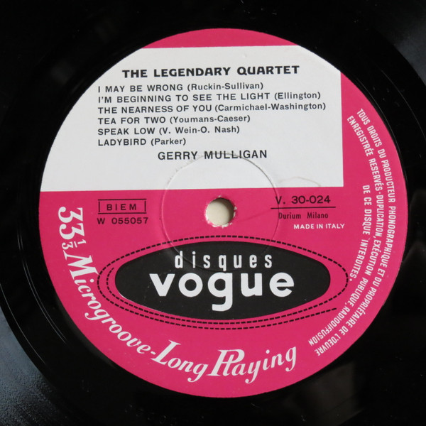 The Legendary Quartet - The Legendary Quartet Vol.4 | Disques Vogue (V. 30-024) - 3 The Legendary Quartet - The Legendary Quartet Vol.4 | Disques Vogue (V. 30-024) - 3