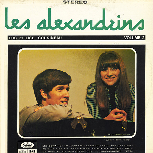 Les Alexandrins - Luc Et Lise Cousineau - Volume 2 | Capitol Records (ST 70.017) - main Les Alexandrins - Luc Et Lise Cousineau - Volume 2 | Capitol Records (ST 70.017) - main