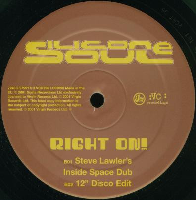 Silicone Soul - Right On! | VC Recordings (VCRT 96) - 2