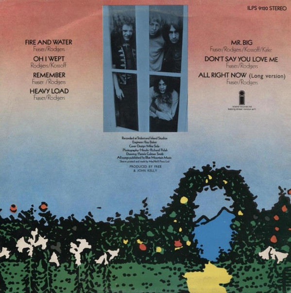 Free - Fire And Water | Island Records (ILPS 9120) - 2