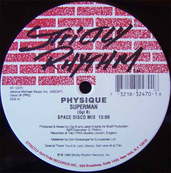Physique - Superman / Such A Joy | Strictly Rhythm (SR 12470)