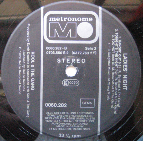 Kool & The Gang - Ladies' Night | Metronome (0060.282) - 4 Kool & The Gang - Ladies' Night | Metronome (0060.282) - 4