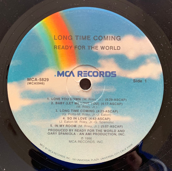 Ready For The World - Long Time Coming | MCA Records (MCA - 5829) - 3